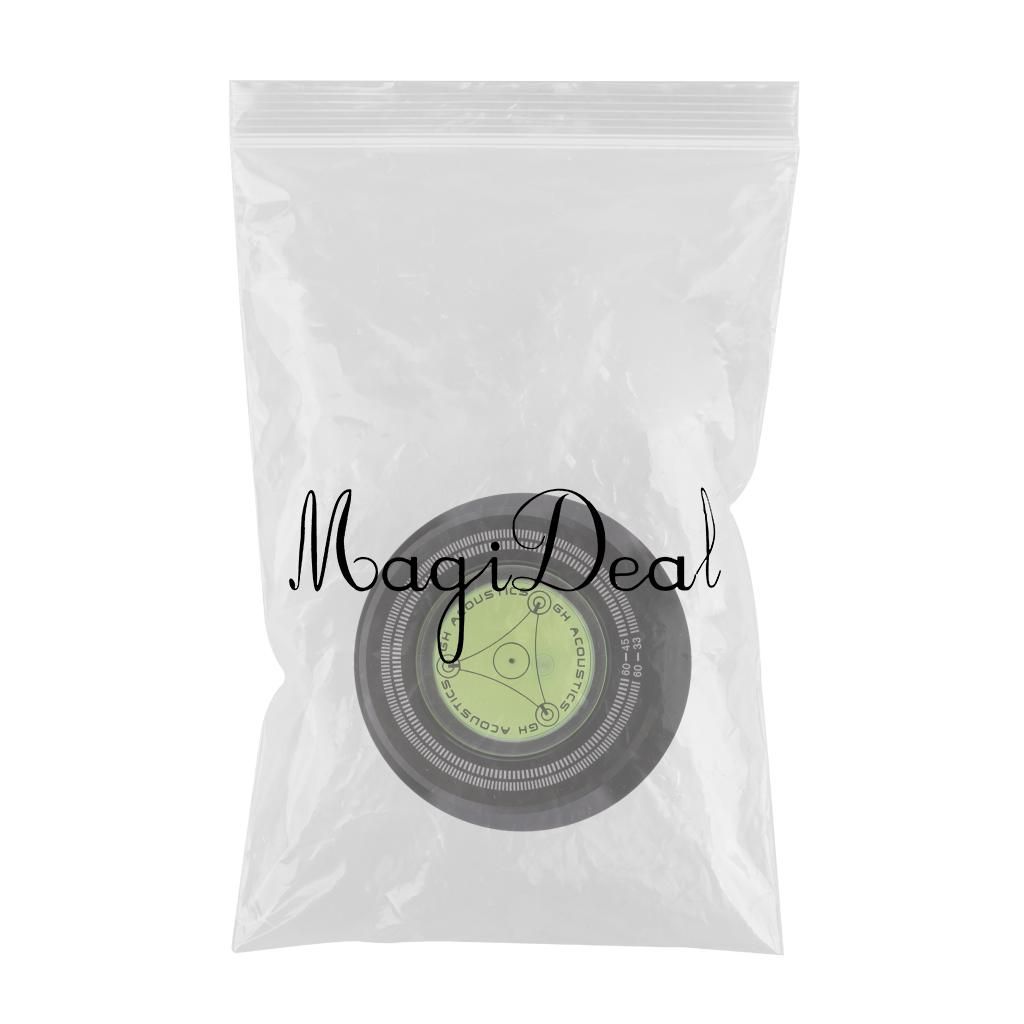 Aluminum Record Weight LP Disc Stabilizer Turntable Vinyl Clamp Black