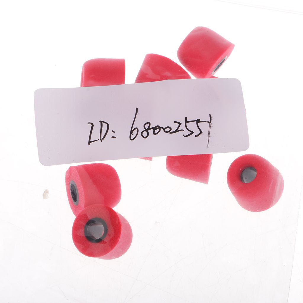 5 Pairs 4.5mm Memory Foam Tips Eartips For Universe Earbuds Earphones Red