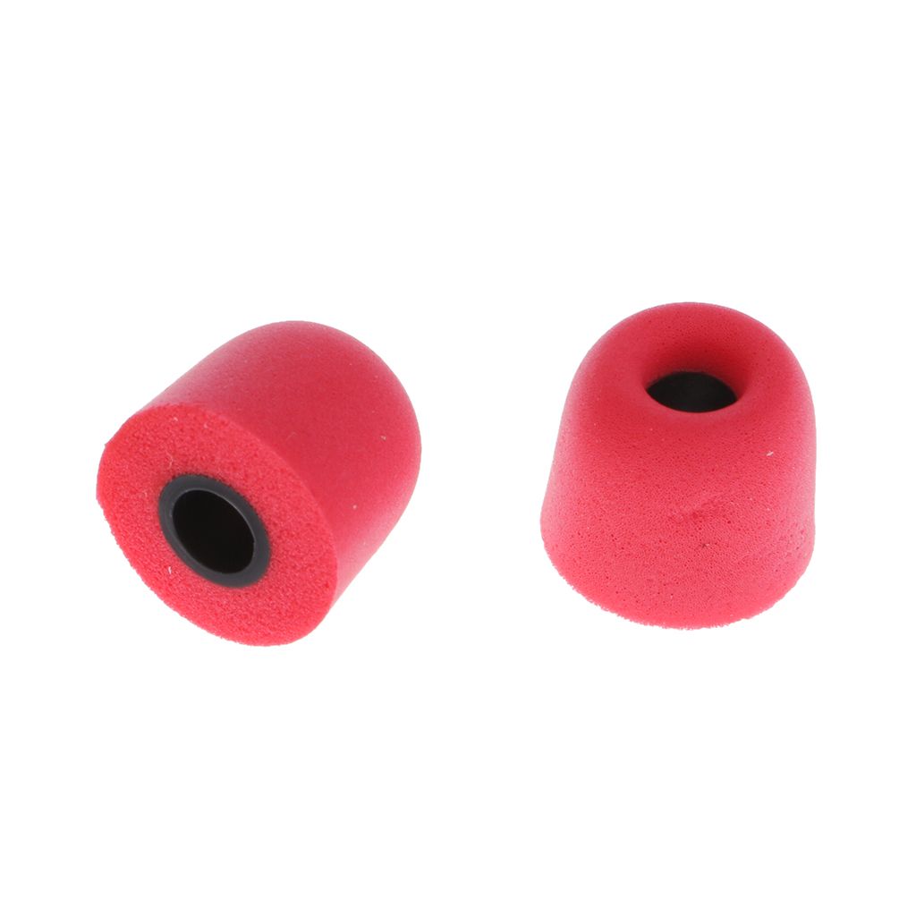 5 Pairs 4.5mm Memory Foam Tips Eartips For Universe Earbuds Earphones Red