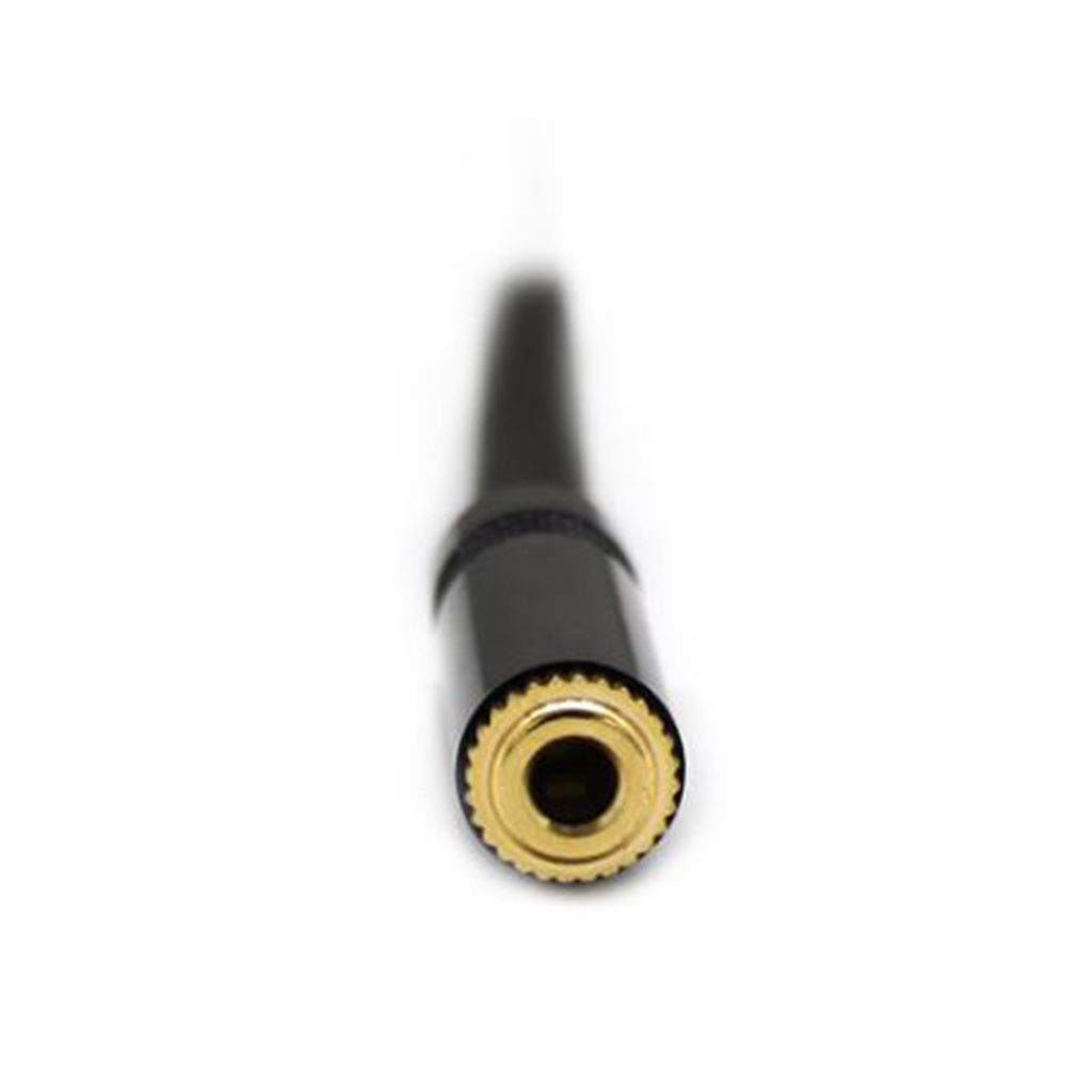 3.5mm (TRS) Mini-Jack Female Microphone Adapter to 3-pin XLR Male Connector for Camcorders, Recorders, & Mixers