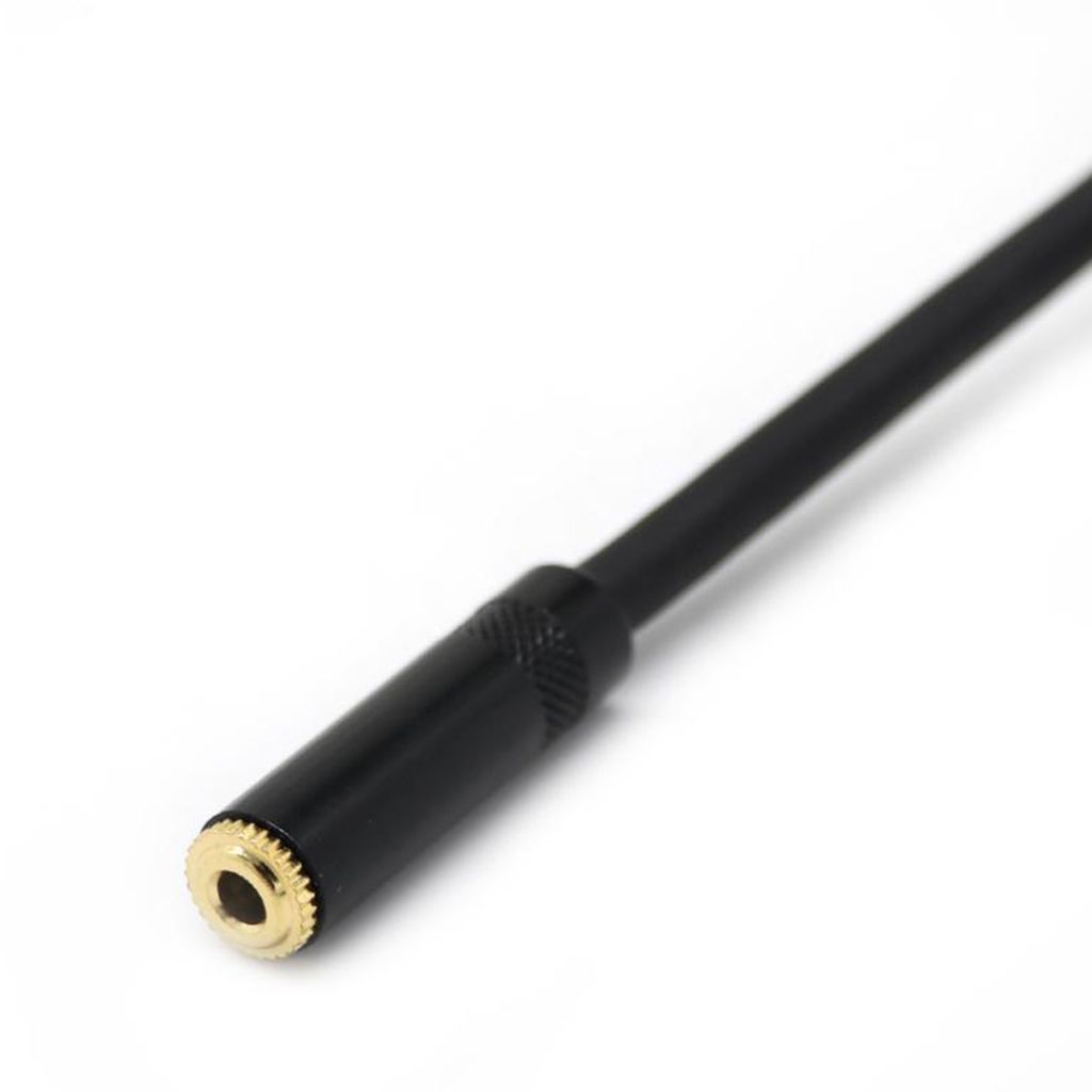 3.5mm (TRS) Mini-Jack Female Microphone Adapter to 3-pin XLR Male Connector for Camcorders, Recorders, & Mixers