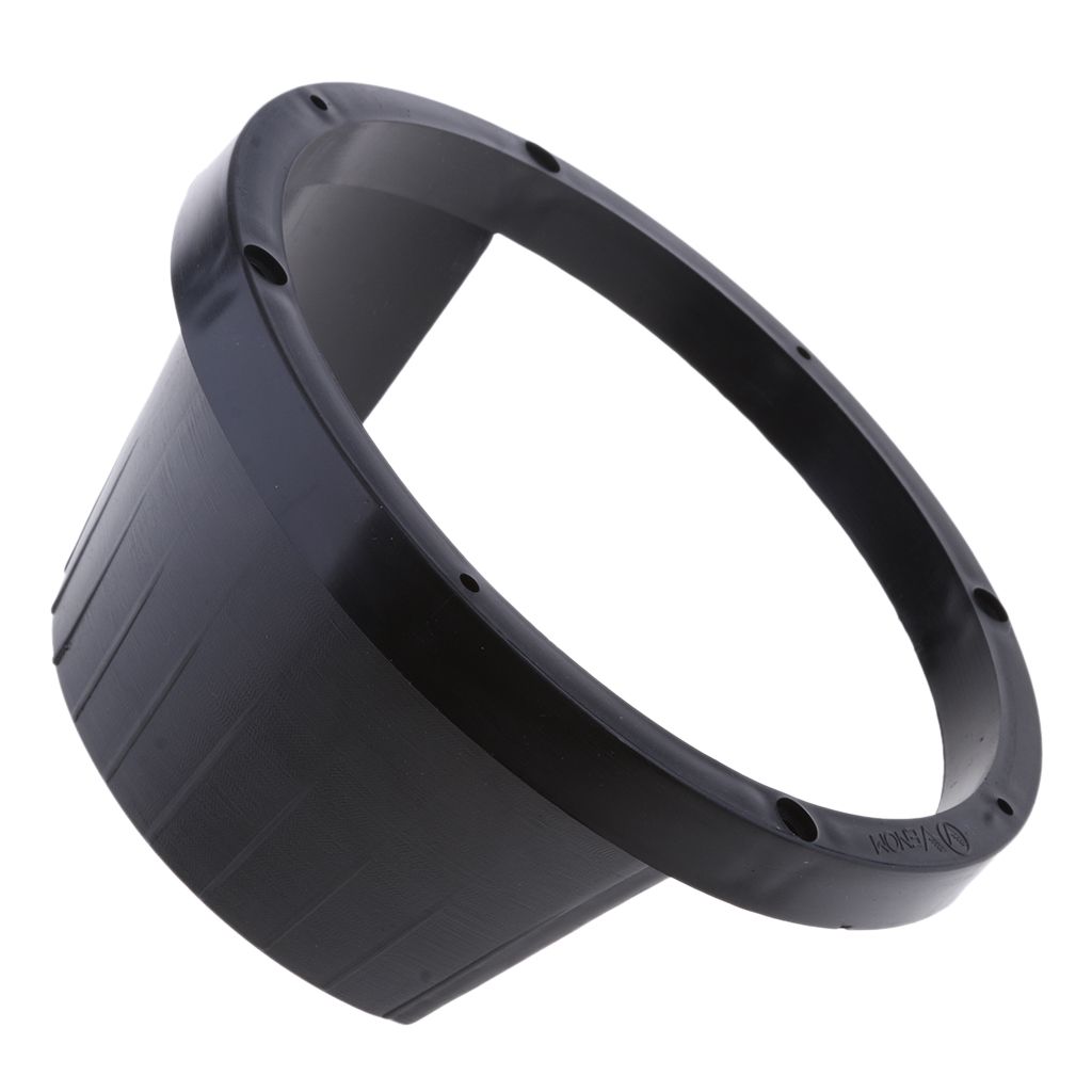 6.5'' Car Speaker Waterproof Cover Car Horn Plastic Spacer Protective Black