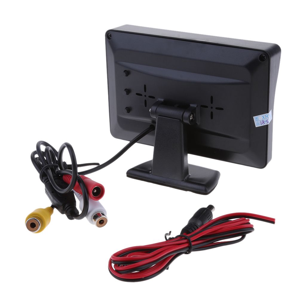 Car Rear View Backup Monitor,4.3 Inch TFT LCD Color Display Car Rear View 180 Degree Adjustable Monitor Screen for Rearview Vehicle Backup Parking Cameras