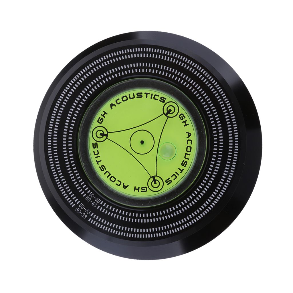 50/60hz Aluminum Record Weight LP Disc Stabilizer Turntable Clamp Black