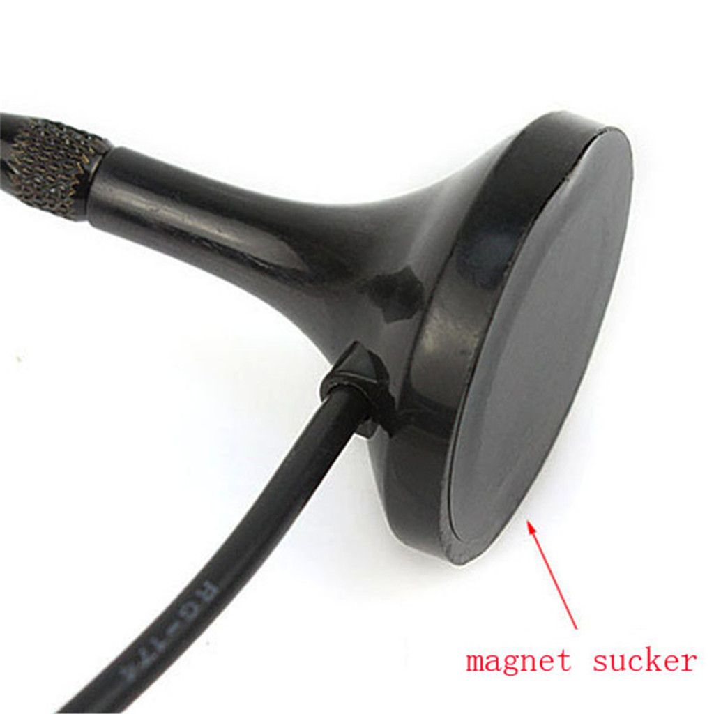 Magnetic Car Vehicle Mounted Antenna UHF VHF Dual Band for TK-100/200, IC-V8/V80/V82