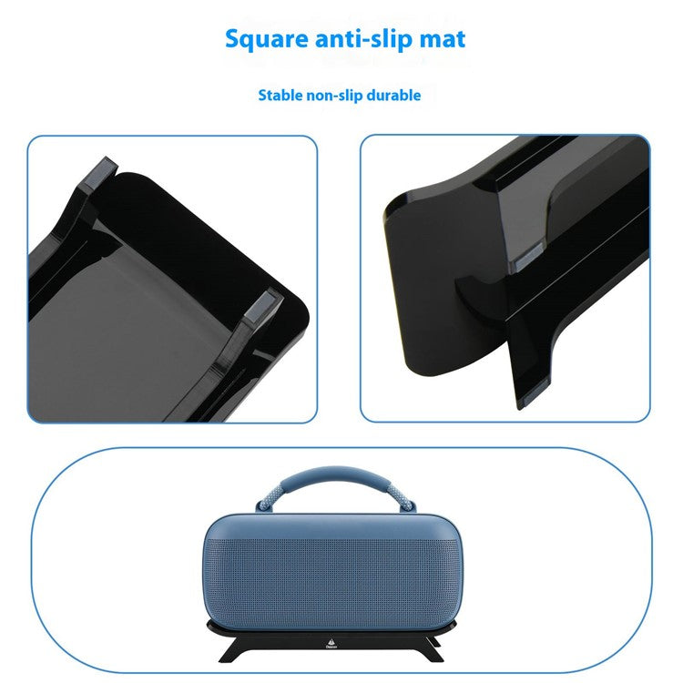 TXESIGN For Bose SoundLink Max Speaker Four-legged Desktop Stand Acrylic Storage Base, 101-E002-300049 - Transparent