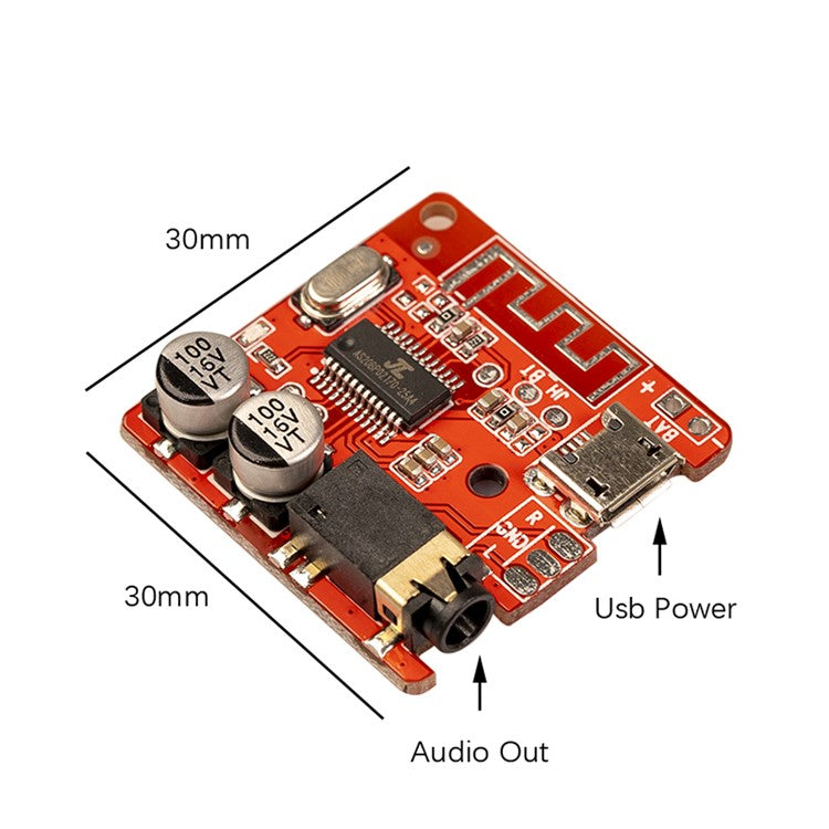 Bluetooth Audio Receiver Board Bluetooth 5.0 MP3 Lossless Decoder Board Wireless Stereo Music Module