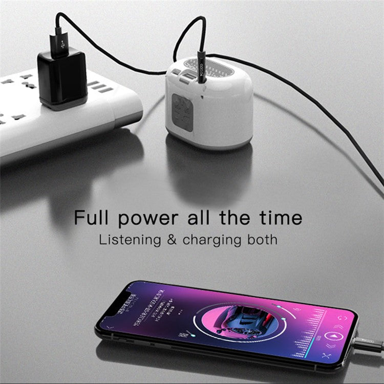 YESIDO YAU18 Charging Audio Cable 2 in 1 Lightning to 3.5mm Aux Cord Works with Car Stereo Speaker Headphone