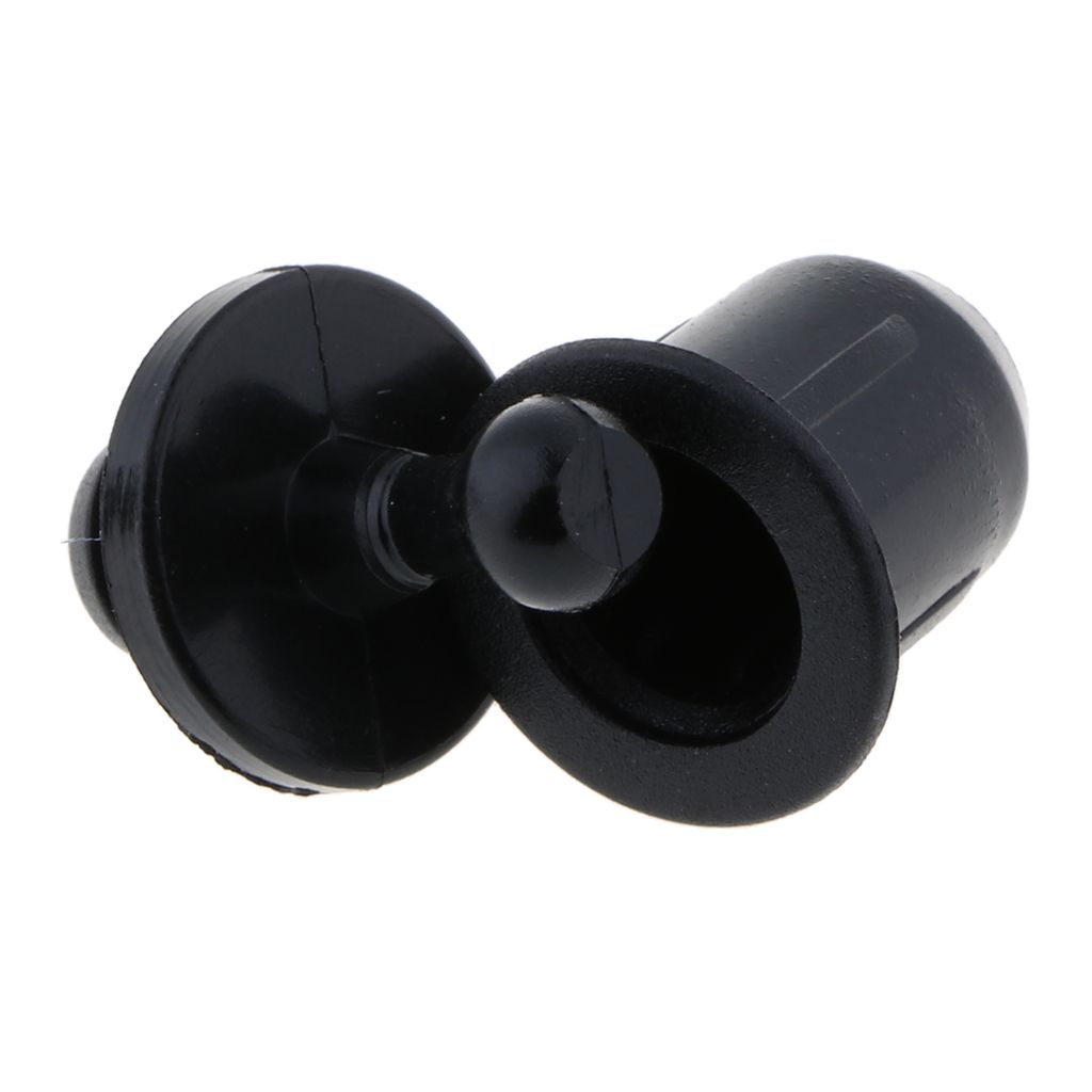 10 Pieces Fastener Rivet Clips Kits, Black Push Pin Rivets for Speaker Mesh Grill Cover # 039