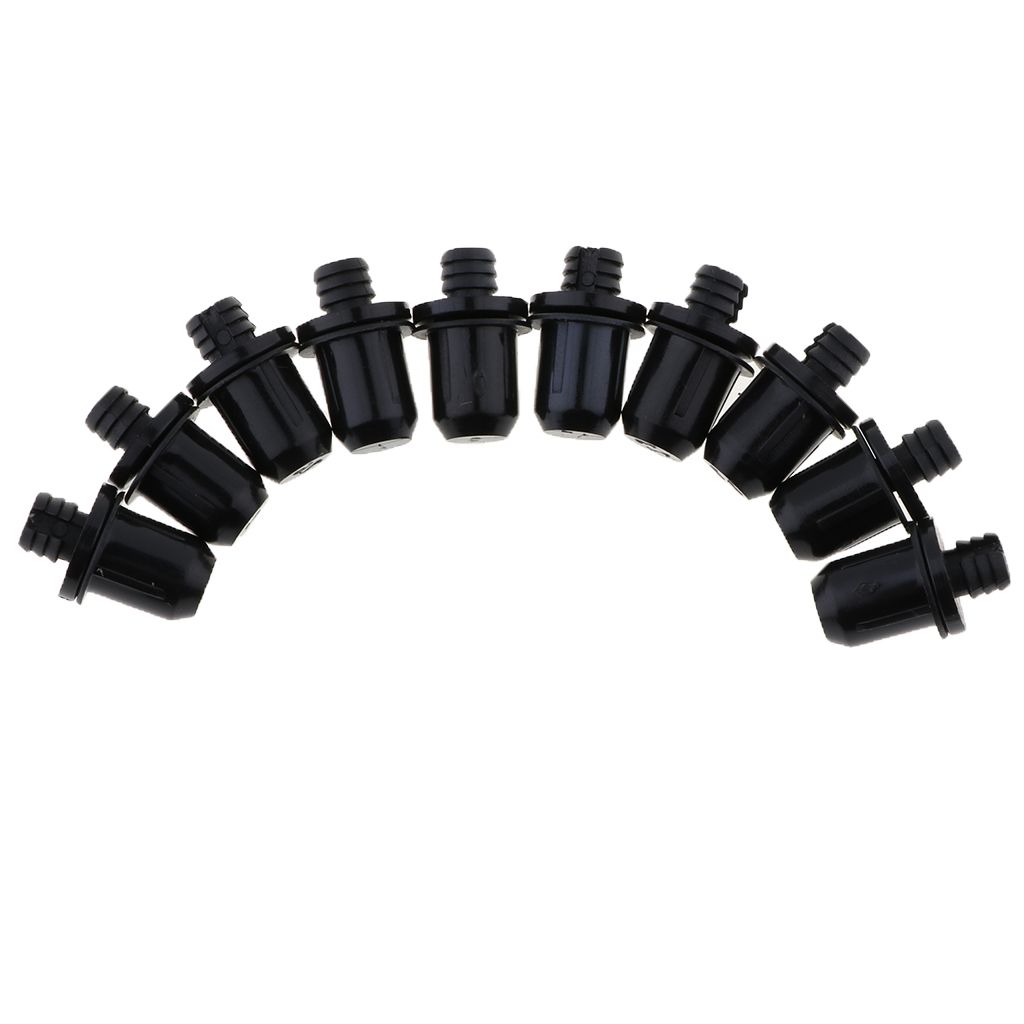 10 Pieces Fastener Rivet Clips Kits, Black Push Pin Rivets for Speaker Mesh Grill Cover # 039