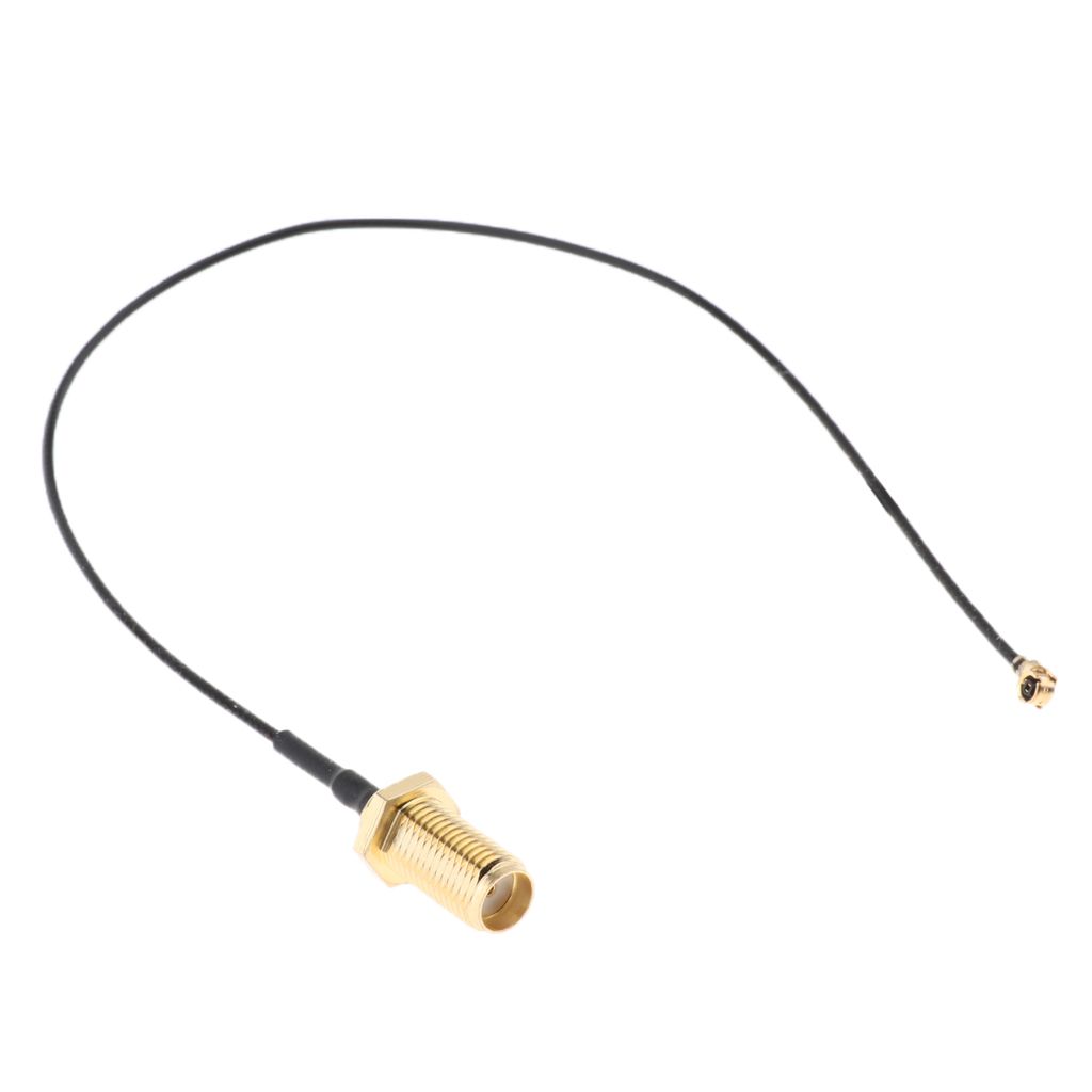 Antenna WiFi Pigtail Cable IPX to SMA Coaxial  Black 30cm