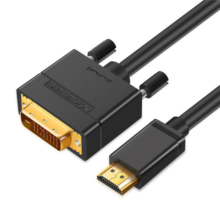 MINDPURE AD023 1.5m HDMI Male to DVI Male Cord Computer TV Monitor Connection Cable