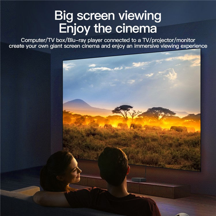MINDPURE HD003 1m HDMI 2.0 4K HD Video Cable TV Monitor Connection Engineering Cable