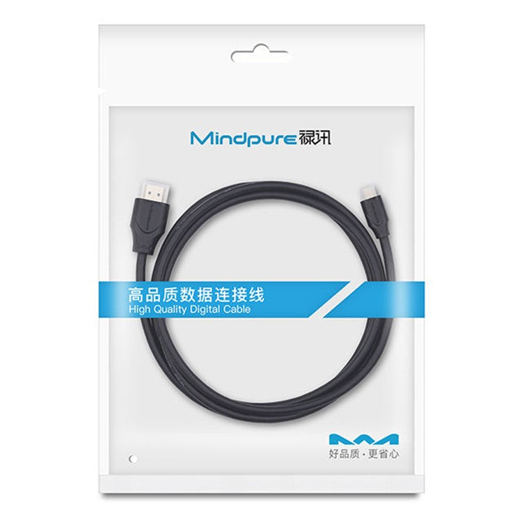 MINDPURE AD015 1m 4K 60Hz HDMI to Micro HDMI Male to Male Adapter Cable for Camera / Tablet / Laptop