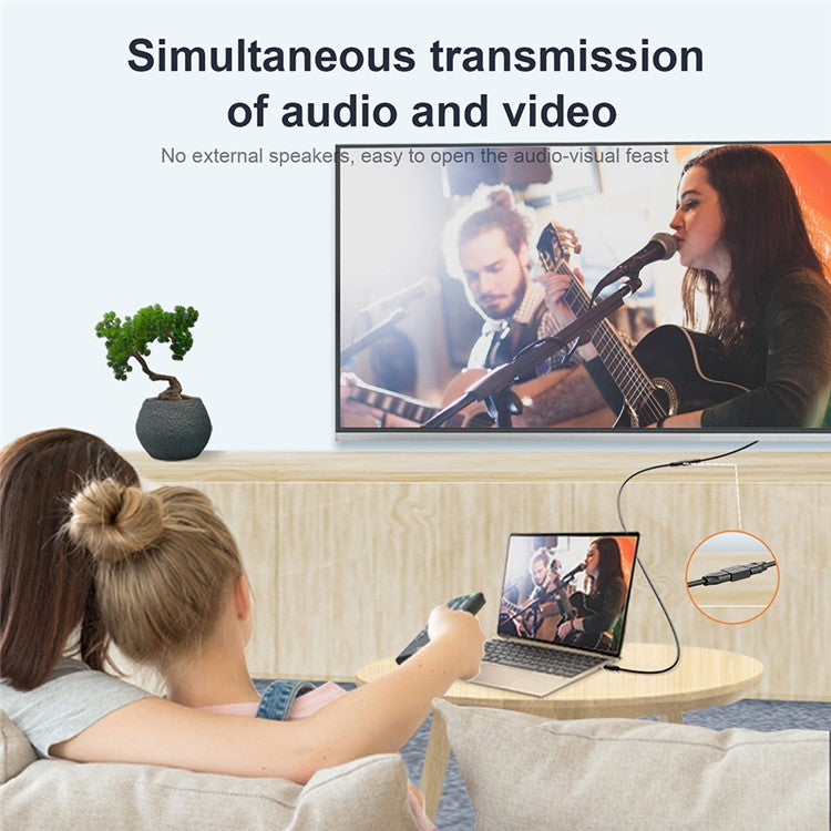 MINDPURE AD045 HDMI Male to Female Adapter 4K HDMI 2.0 HD Video Connector