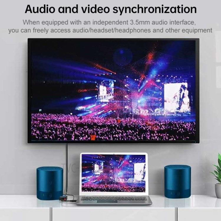 5165HV HDMI to HDMI+VGA Adapter