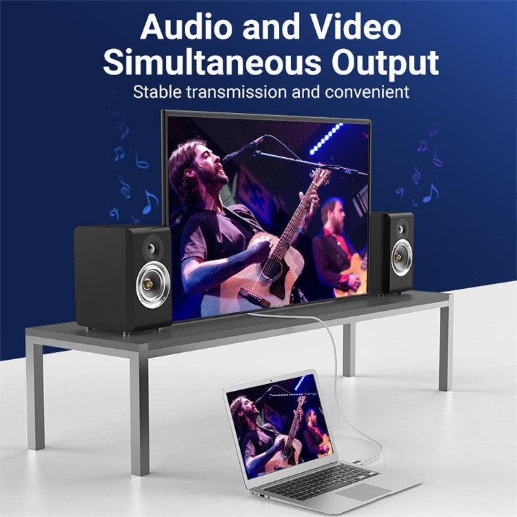 VENTION AABIH 2m 4K 60Hz HDMI Male to Male Cable for Projector TV Box Laptop Monitor