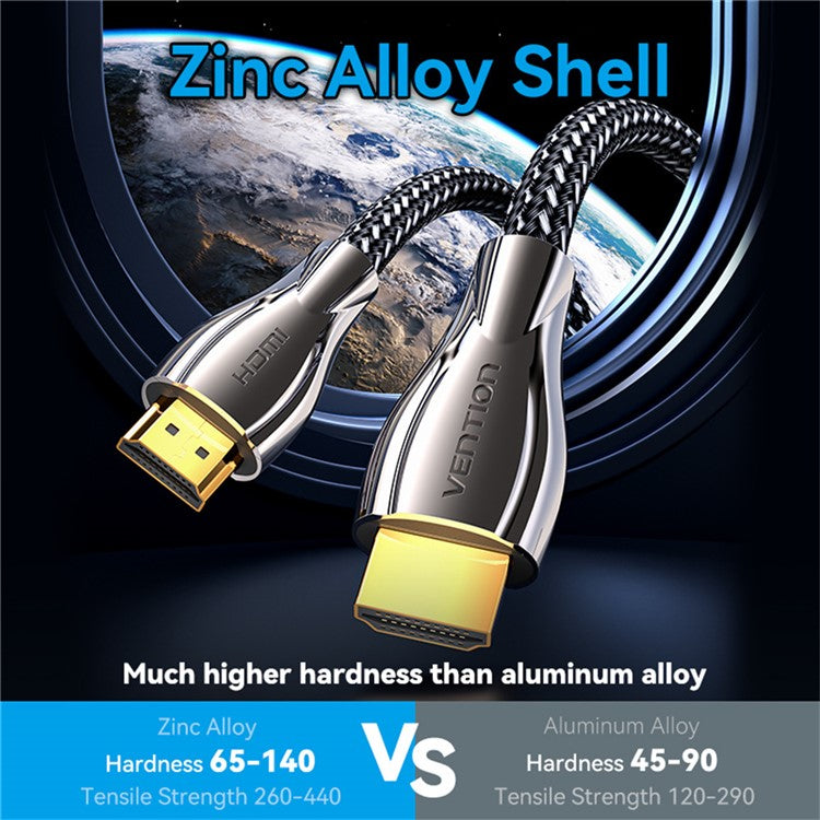 VENTION ALMBH ALM Series 2m 4K HDMI Cable HDMI-A Male to Male Cable for Monitor TV PC Laptop
