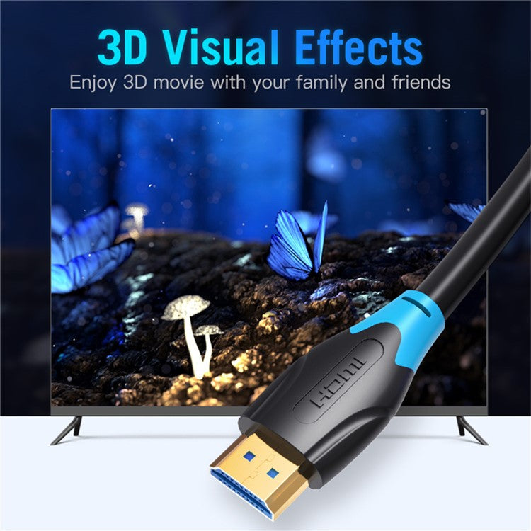 VENTION AAGBD AAG Series 0.5m HDMI Cable 4K PVC Display Cord for TV Monitor Laptop Xbox