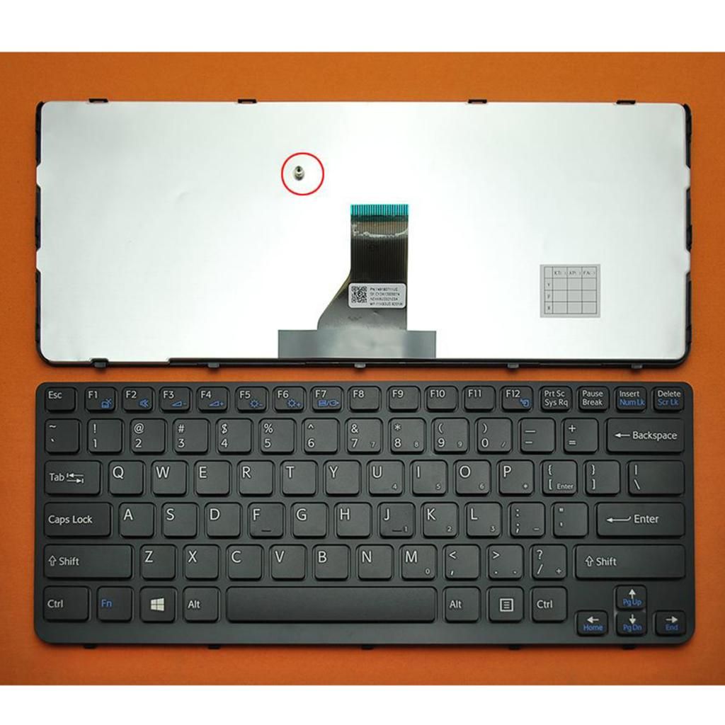 US English Layout Laptop Replacement Keyobard for SONY Vaio E14 SVE14 Series