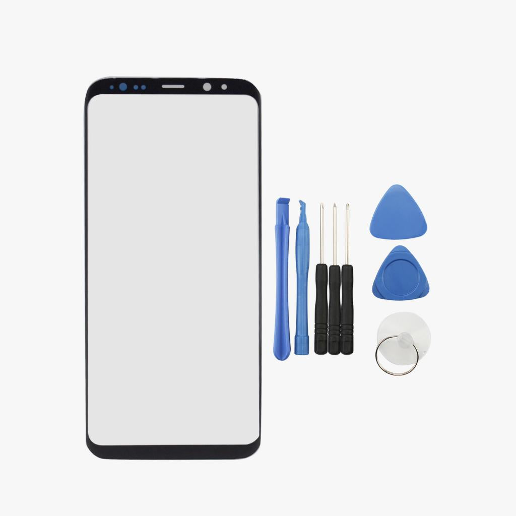 Black Outer LCD Front Screen Glass Lens For Samsung Galaxy S8 G950