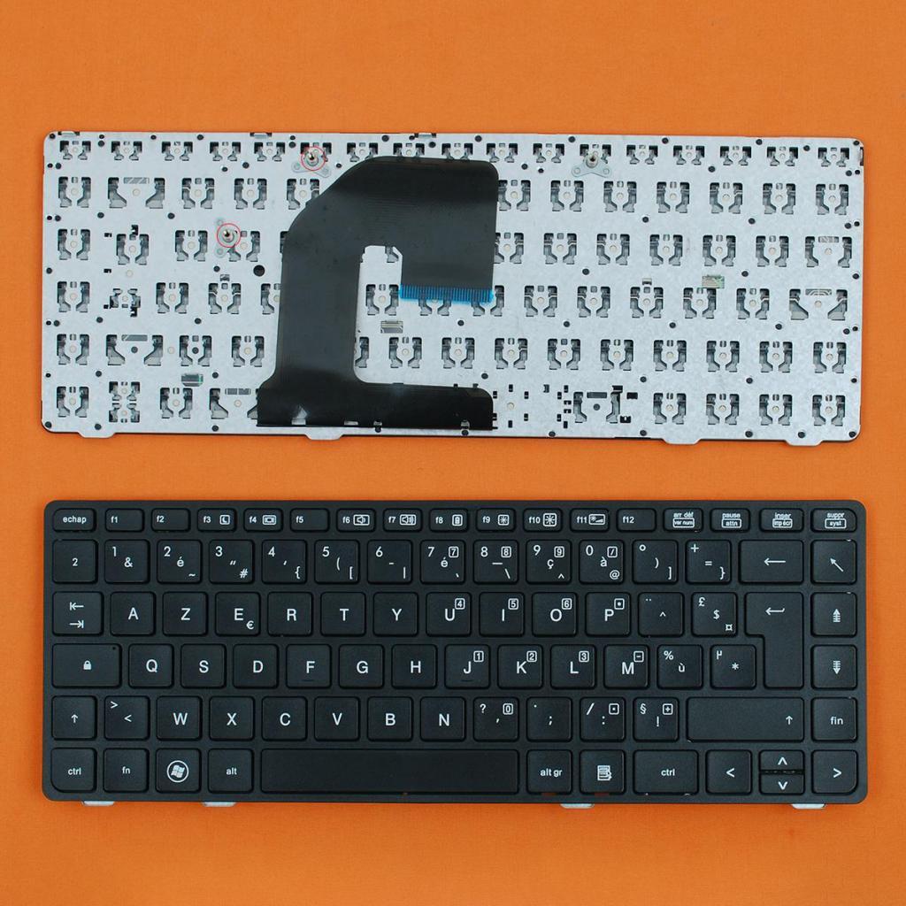 French Layout Keyobard Black Frame for HP 6470B 8460P 8460W 8470 8470B 8470P