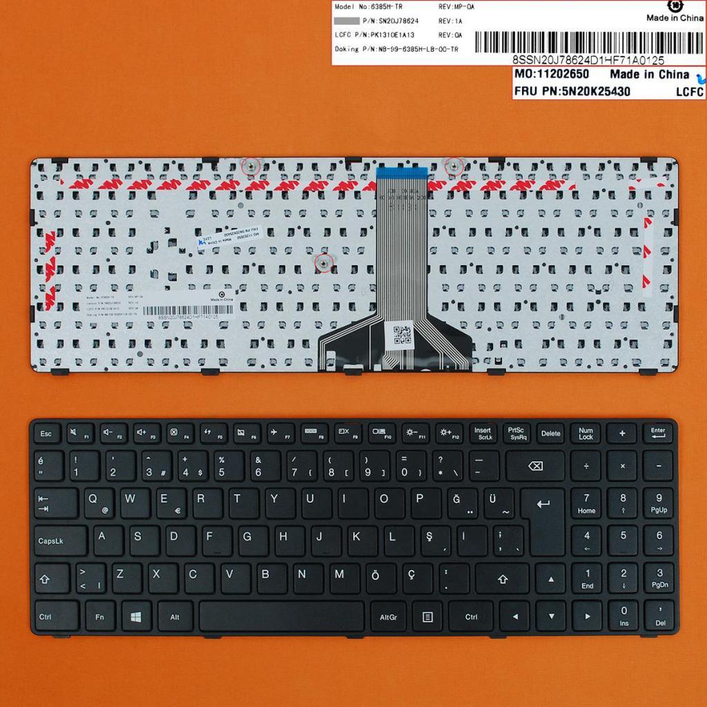 1pc New TR Laptop Turkish Keyboard Klavye for Lenovo Ideapad 100-15IBD