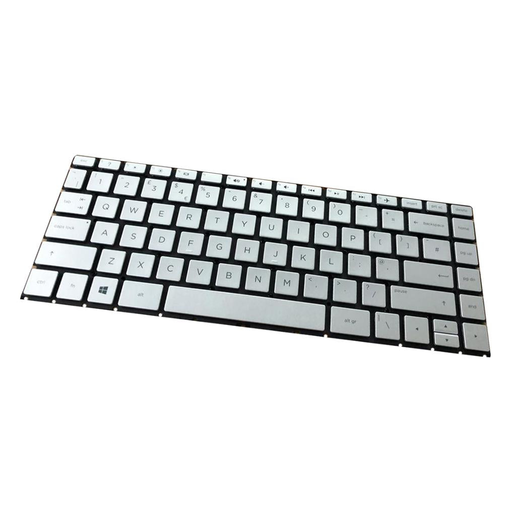Silver UK English Layout Keyboard For HP 14-AB 14-ab010TX Laptop
