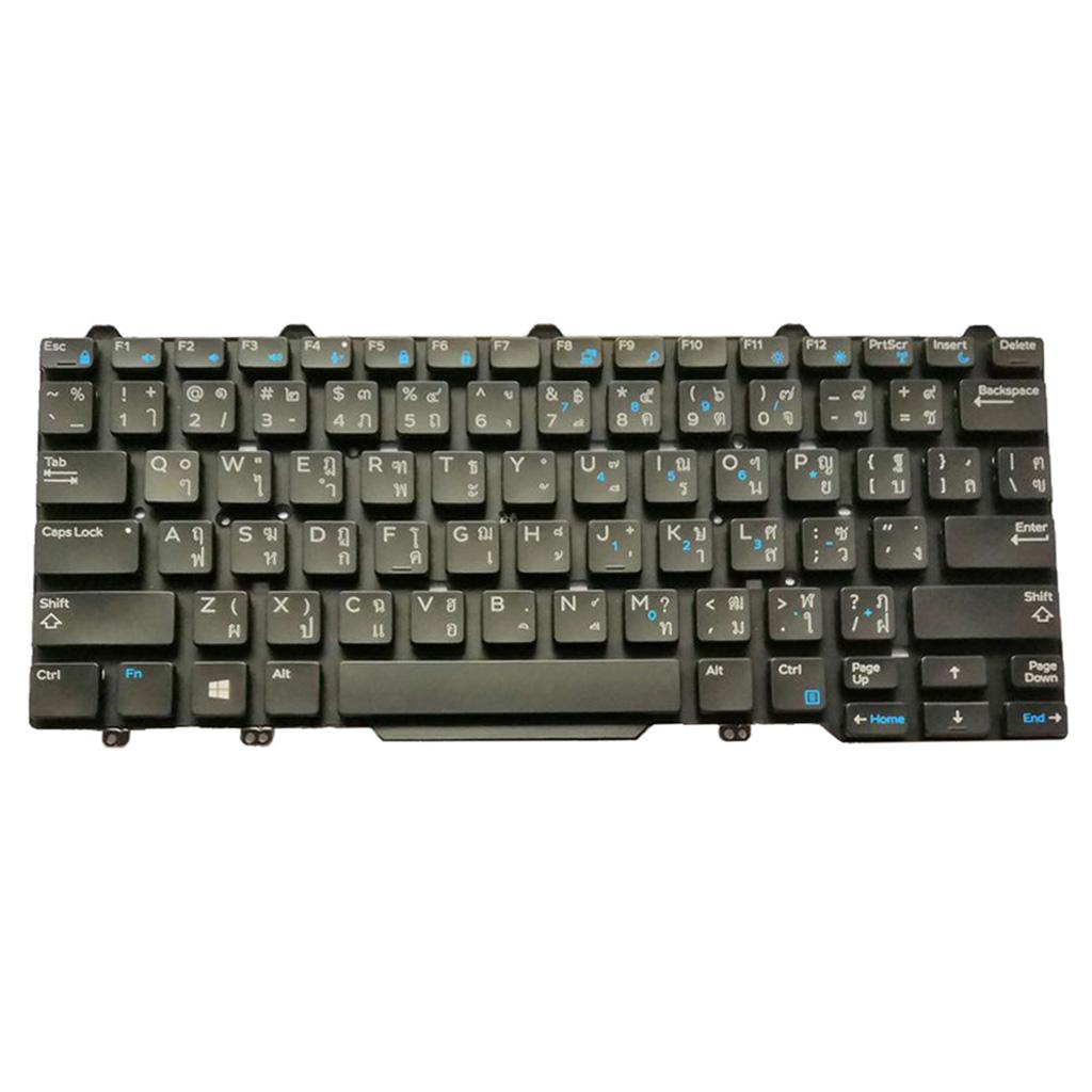 Keyboard For Dell Latitude 3340 3350 E5450 E7250 E7450 - Thai English Black