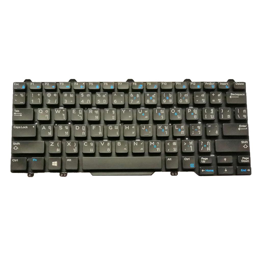 Keyboard For Dell Latitude 3340 3350 E5450 E7250 E7450 - Thai English Black