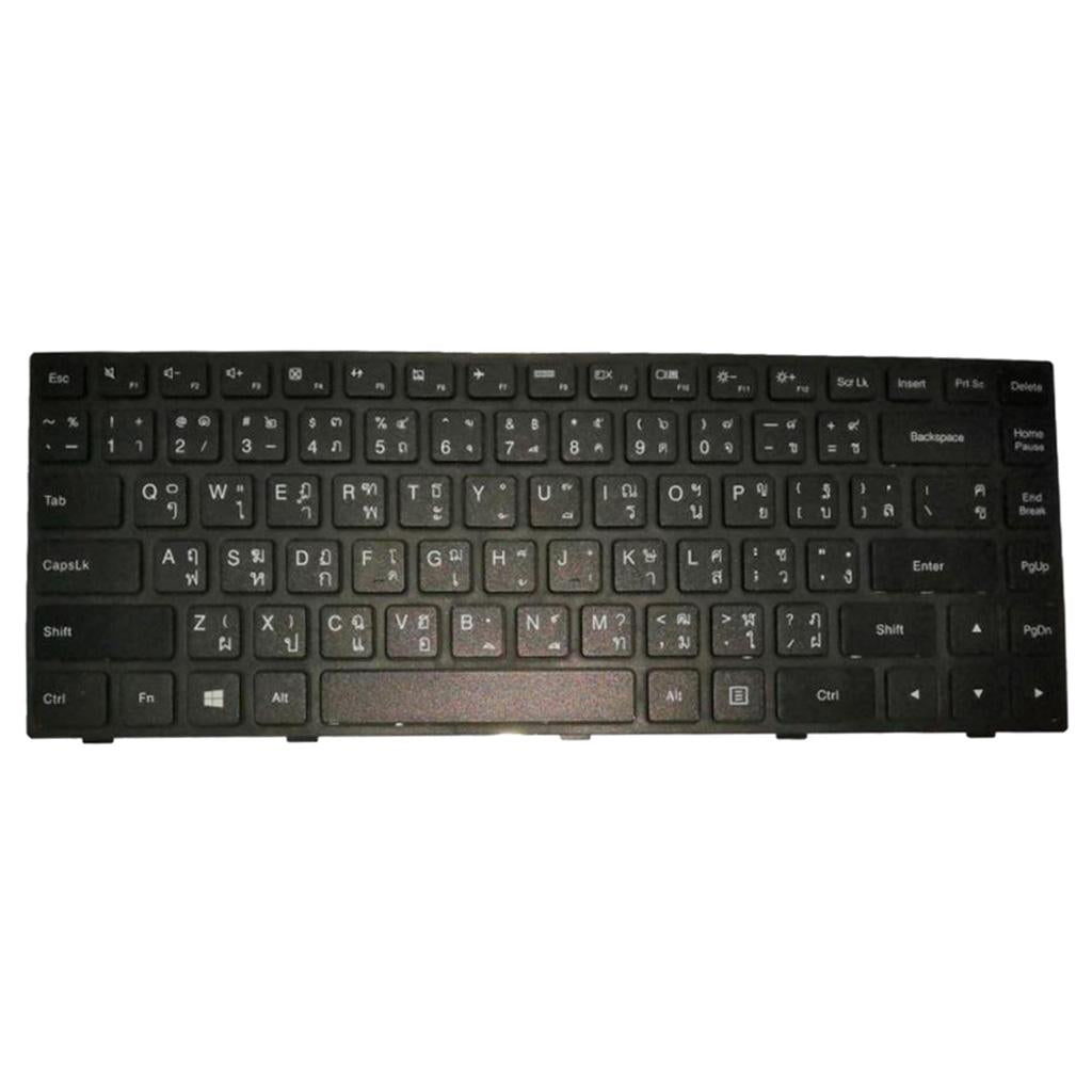 Keyboard For Lenovo IdeaPad 100-14 100-14IBD - Thai English Black