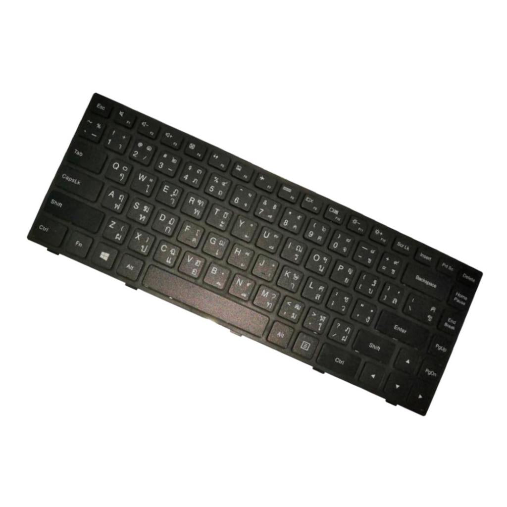 Keyboard For Lenovo IdeaPad 100-14 100-14IBD - Thai English Black