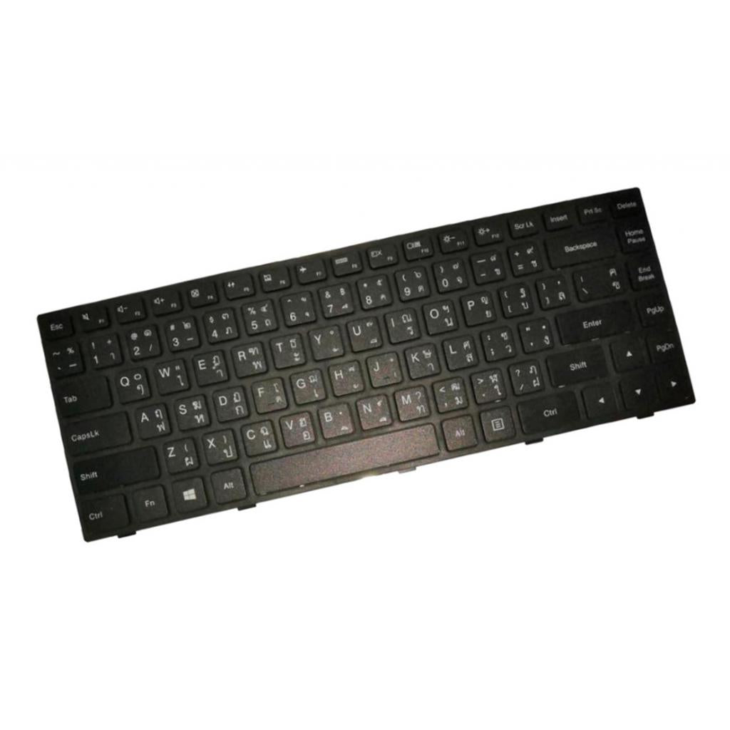 Keyboard For Lenovo IdeaPad 100-14 100-14IBD - Thai English Black