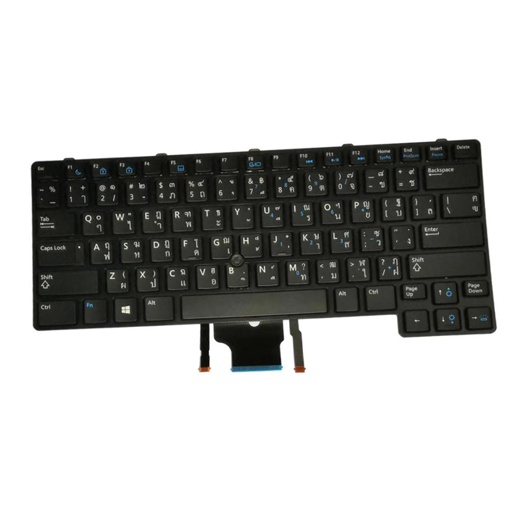 Black Backlit Thai Keyboard For Dell E6430U E6330 6530U 6430u-100TB Laptop
