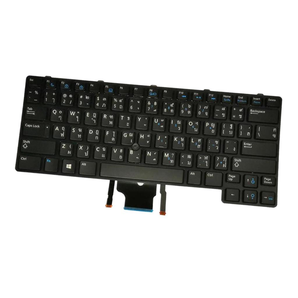 Black Backlit Thai Keyboard For Dell E6430U E6330 6530U 6430u-100TB Laptop
