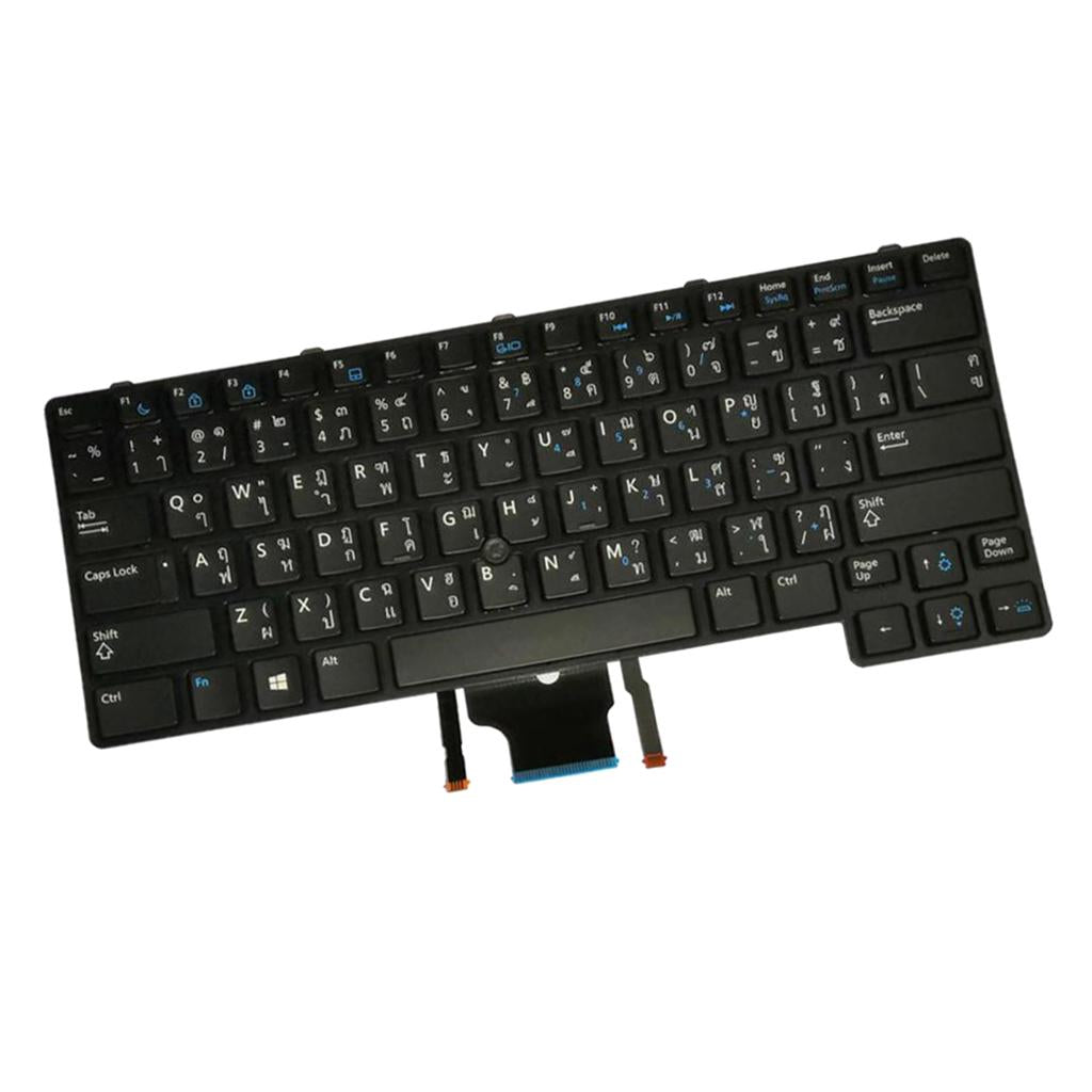 Black Backlit Thai Keyboard For Dell E6430U E6330 6530U 6430u-100TB Laptop