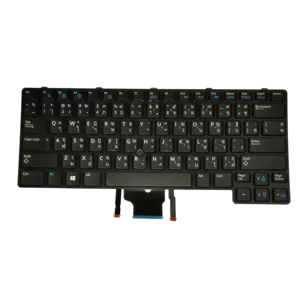 Black Backlit Thai Keyboard For Dell E6430U E6330 6530U 6430u-100TB Laptop