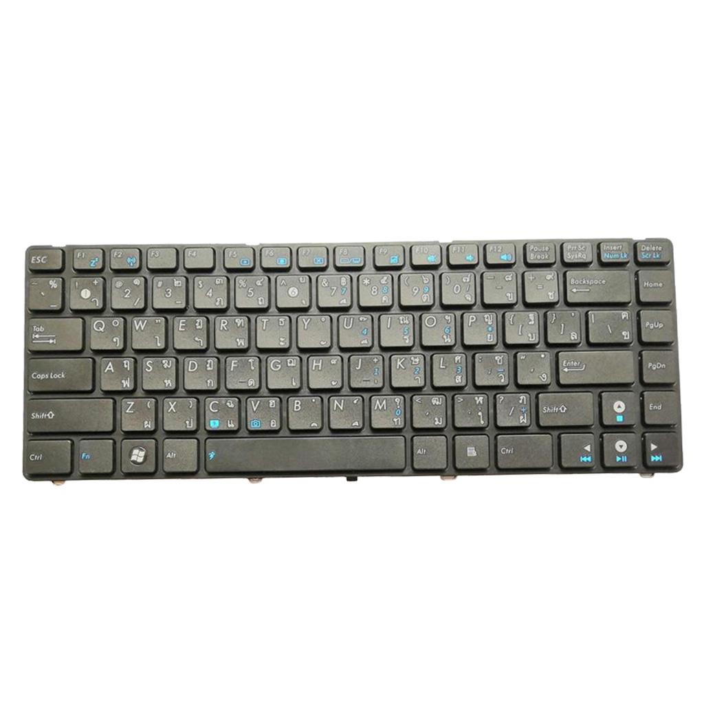 Keyboard w/ FRAME For ASUS K42 N43 X43 K43 U36J U36JC - Thai English Black