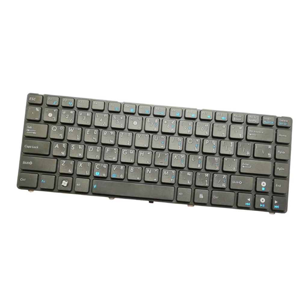 Keyboard w/ FRAME For ASUS K42 N43 X43 K43 U36J U36JC - Thai English Black