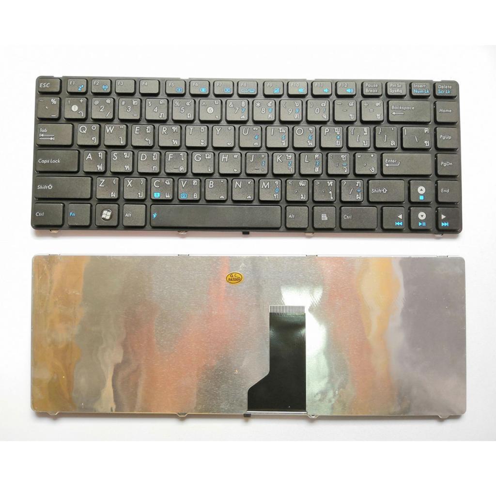 Keyboard w/ FRAME For ASUS K42 N43 X43 K43 U36J U36JC - Thai English Black