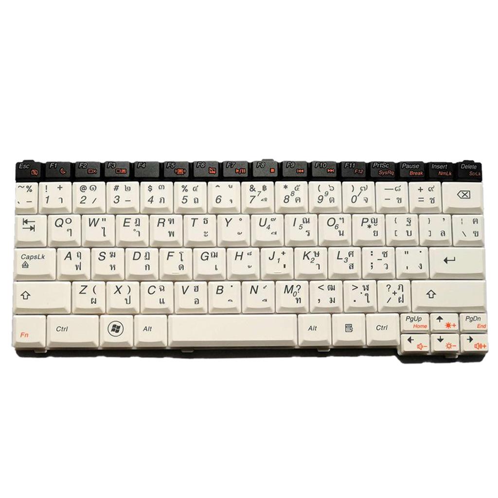 Keyboard w/ Frame For sony vaio SVE17 SVE1711 SVE1712 - Thai English White