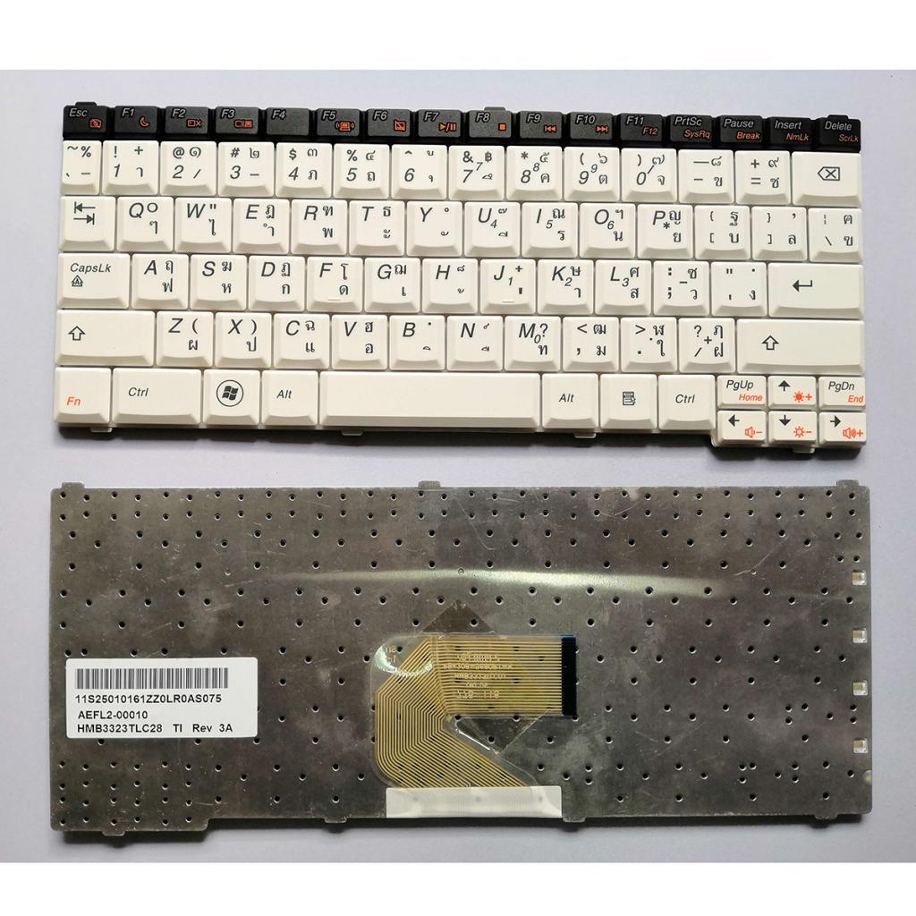 Keyboard w/ Frame For sony vaio SVE17 SVE1711 SVE1712 - Thai English White