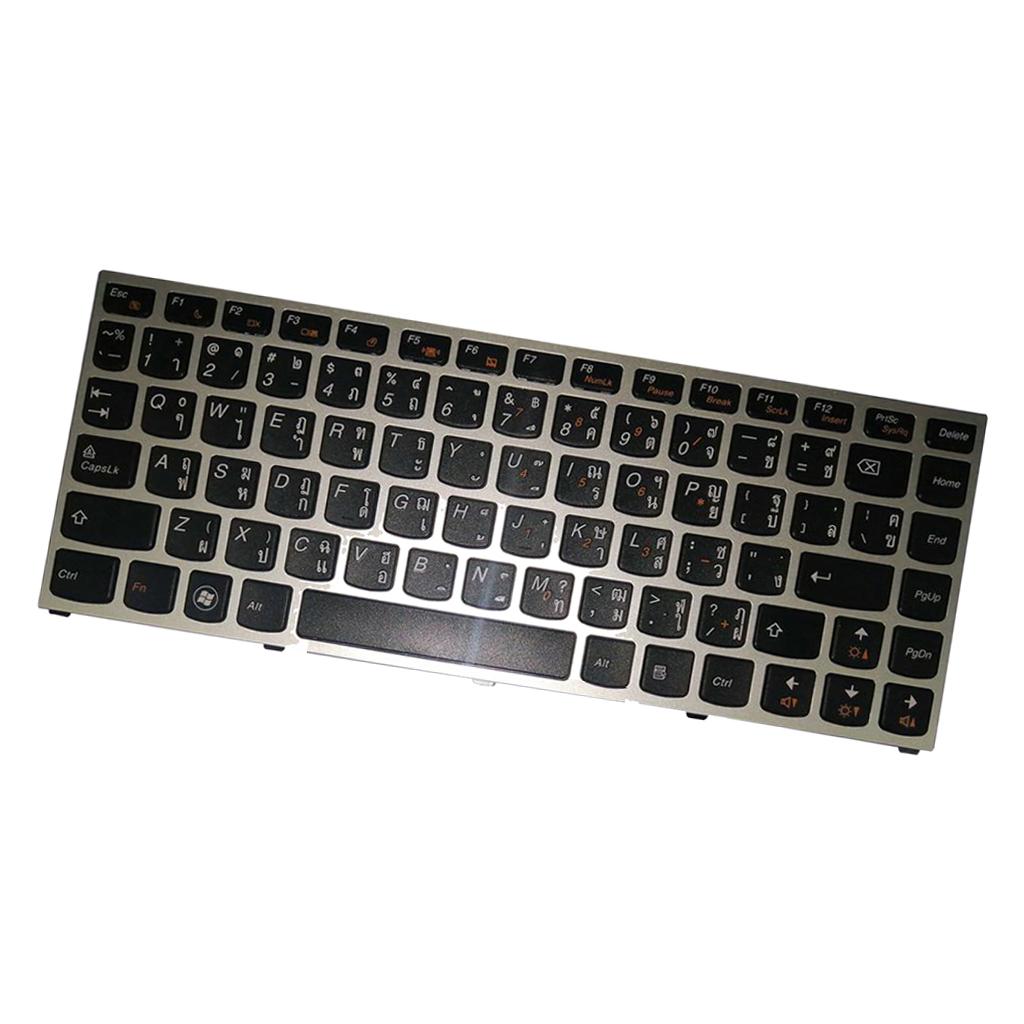 Keyboard TI for Lenovo IdeaPad U460A U460 U460S with Silver Frame
