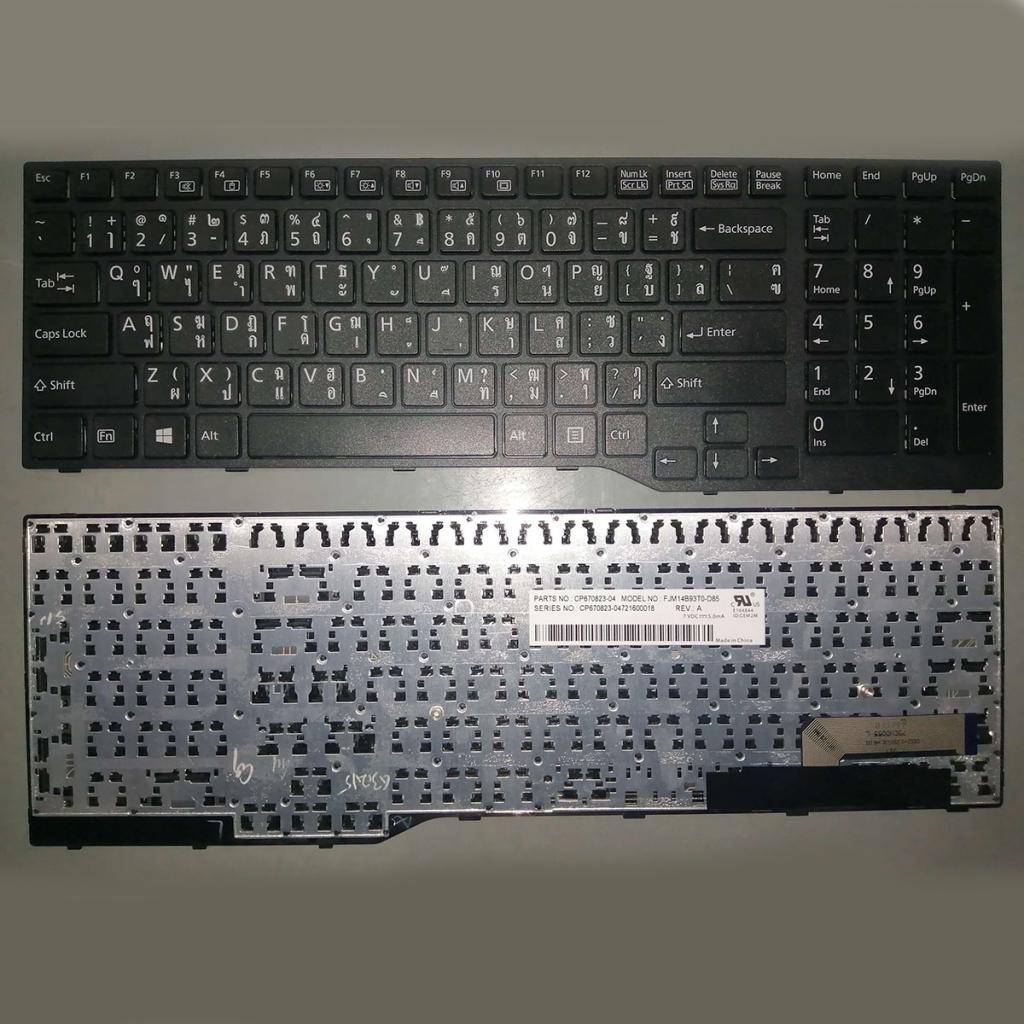 Keyboard TI for Fujitsu Lifebook E753 E754 Keyboard with Frame