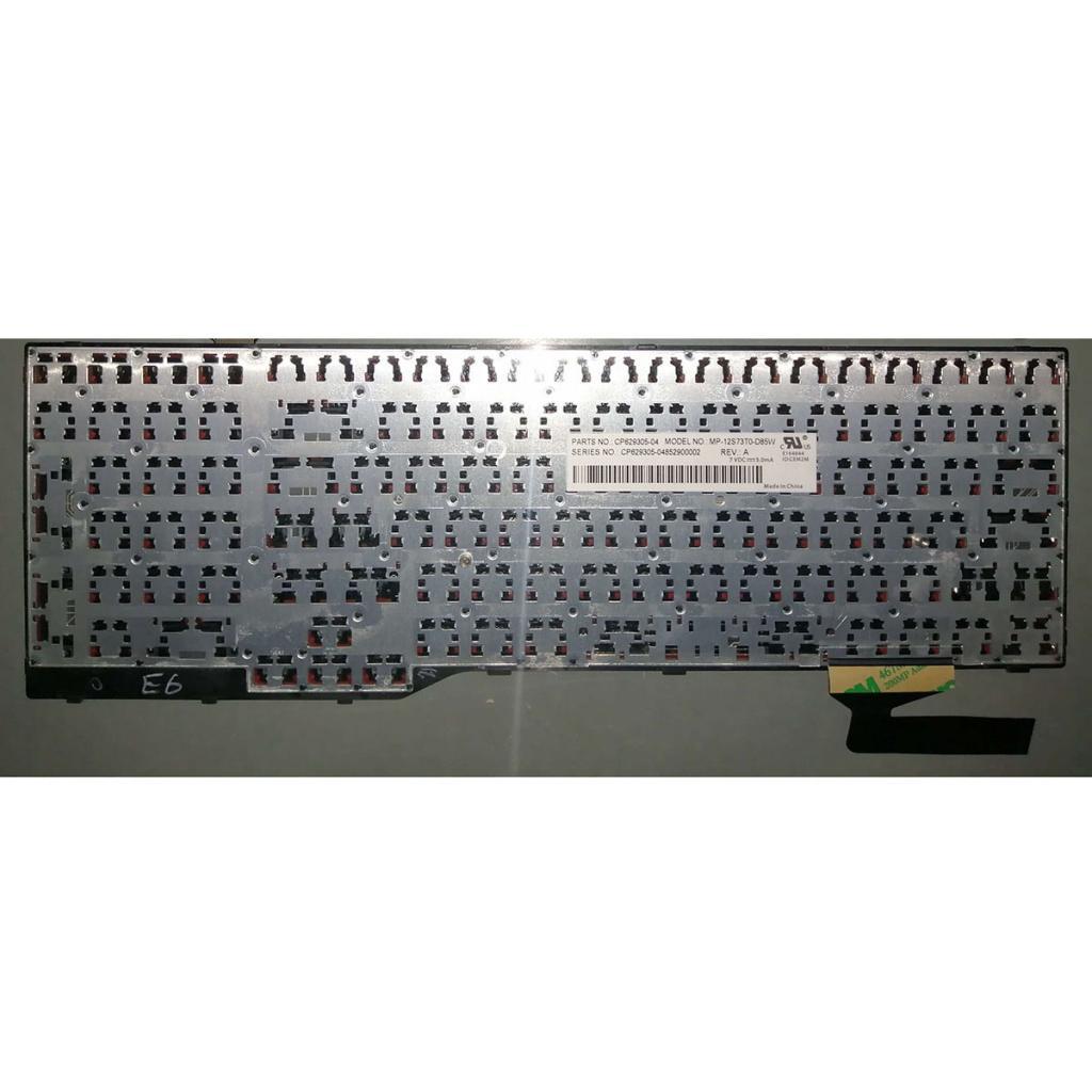 Keyboard For Fujitsu Lifebook E753 E754 E756 - Thai English Black