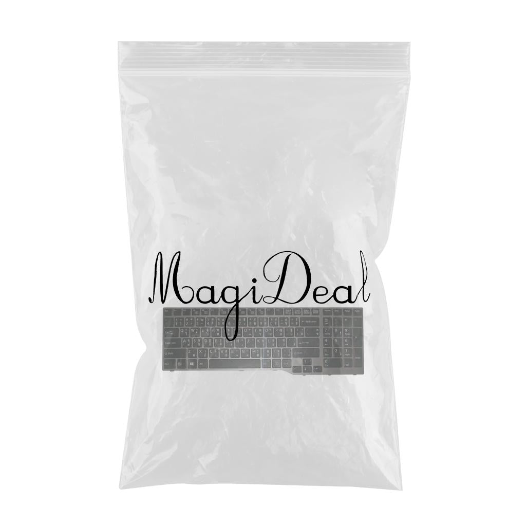 Keyboard For Fujitsu Lifebook E753 E754 E756 - Thai English Black