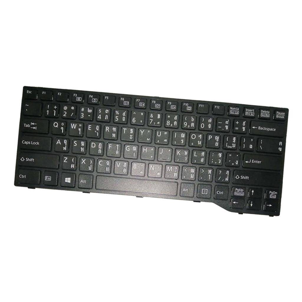 Keyboard Thailand for Fujitsu Lifebook E733 E744 E734 E544 w/ Black Frame