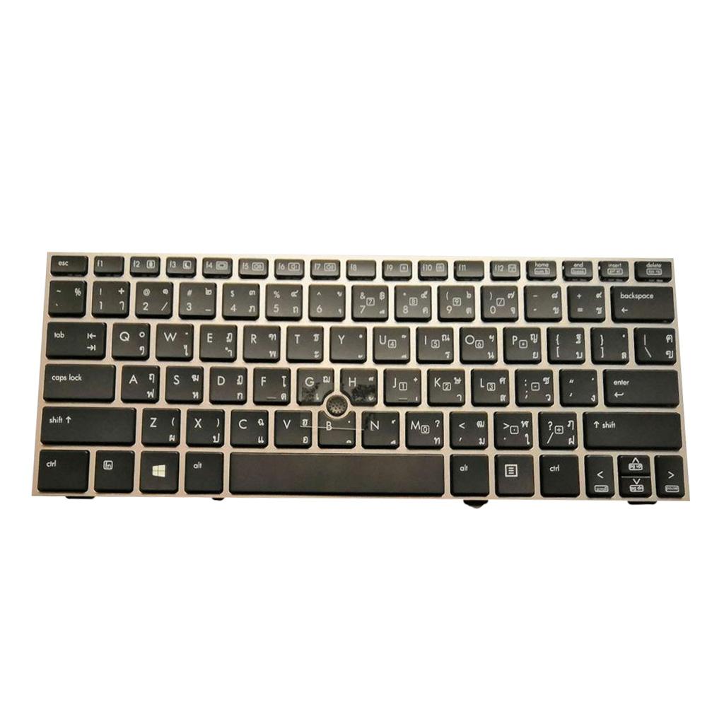 Keyboard For HP EliteBook 2170p 2170 - Thai English Black