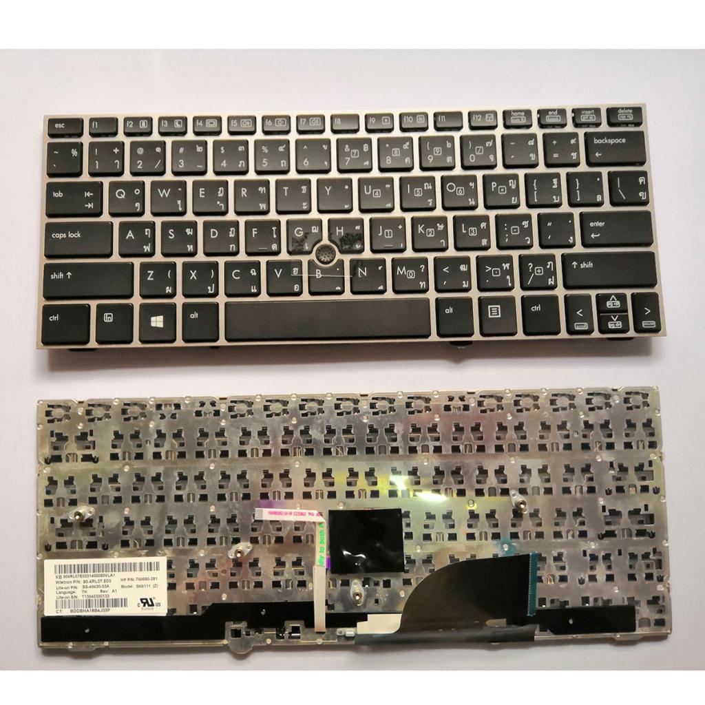 Keyboard For HP EliteBook 2170p 2170 - Thai English Black