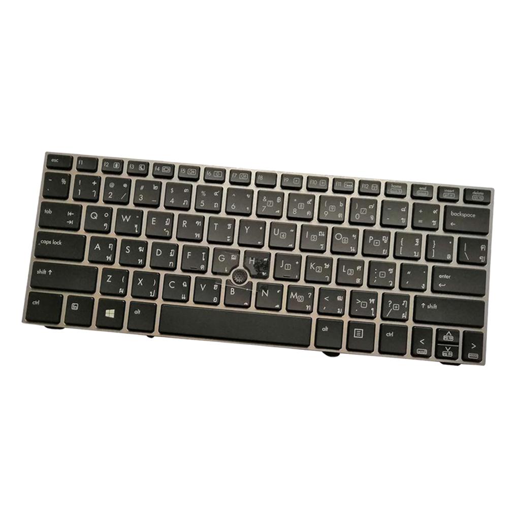 Keyboard TI for HP EliteBook 2170p 2170 with Gray Frame Backlit